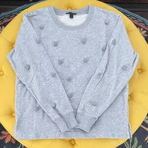J. Crew Light Gray Knit Top